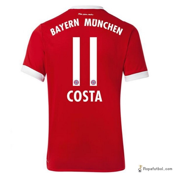 Camiseta Bayern de Múnich Replica Primera Ropa Costa 2017/18 Rojo